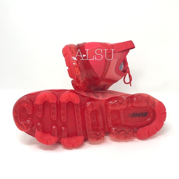 Nike Custom Air Vapormax 2019 Red Mens AUTHENTIC - Picture 4 of 8